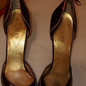 Guess Pumps Brown,size 7